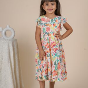 Floral Multi color frock