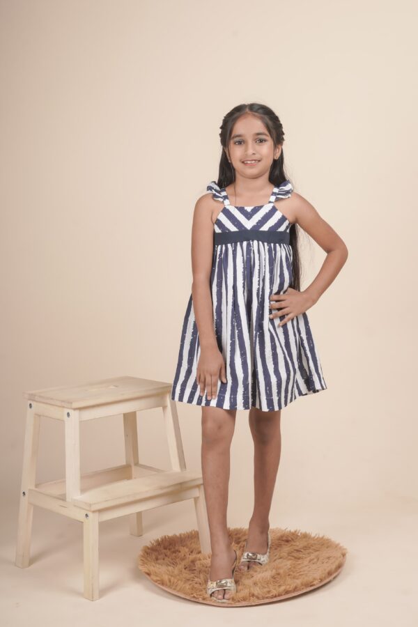 Vertical Stripped Frock